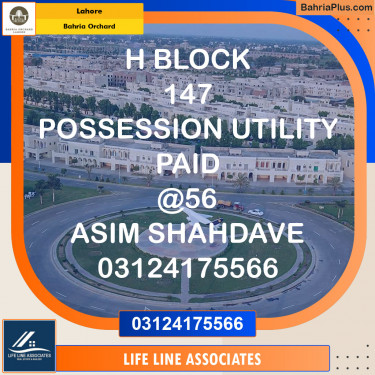 Residential Plot for Sale in Bahria Orchard, Lahore - (BP-124046)