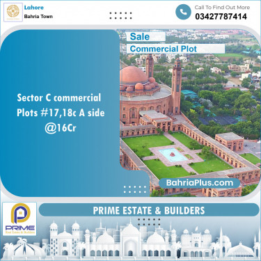 Commercial Plot for Sale in Bahria Town, Lahore - (BP-124093)