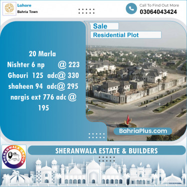 Residential Plot for Sale in Bahria Town, Lahore - (BP-124184)