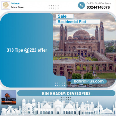 Residential Plot for Sale in Bahria Town, Lahore - (BP-124215)