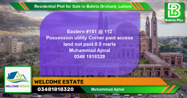 Residential Plot for Sale in Bahria Orchard, Lahore - (BP-124274)