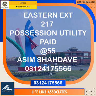 Residential Plot for Sale in Bahria Orchard, Lahore - (BP-124287)