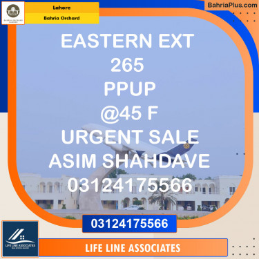 Residential Plot for Sale in Bahria Orchard, Lahore - (BP-124290)