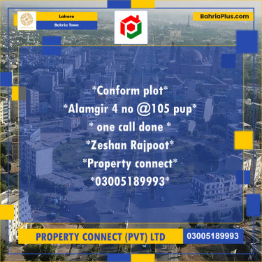 Residential Plot for Sale in Sector F - Alamgir Block -  Bahria Town, Lahore - (BP-124460)