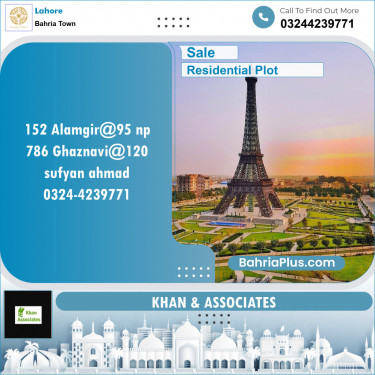 Residential Plot for Sale in Bahria Town, Lahore - (BP-124503)