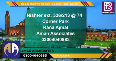 Residential Plot for Sale in Bahria Town, Lahore - (BP-124504)