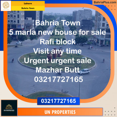 Residential Plot for Sale in Bahria Town, Lahore - (BP-124545)