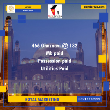 Residential Plot for Sale in Bahria Town, Lahore - (BP-124656)
