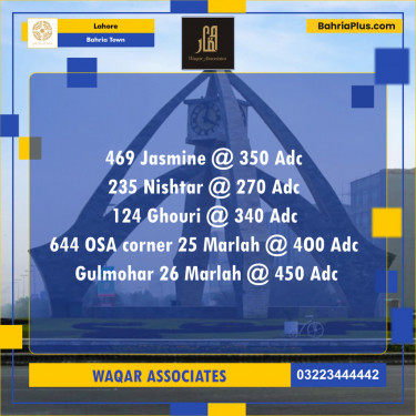 Residential Plot for Sale in Bahria Town, Lahore - (BP-124728)