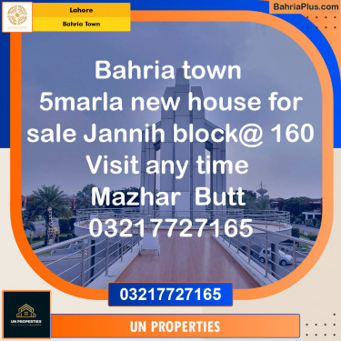 Residential Plot for Sale in Bahria Town, Lahore - (BP-124807)
