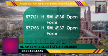 Residential Plot for Sale in Bahria Orchard, Lahore - (BP-124896)