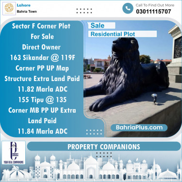 Residential Plot for Sale in Bahria Town, Lahore - (BP-124900)