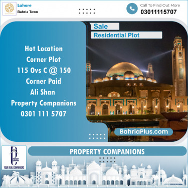 Residential Plot for Sale in Bahria Town, Lahore - (BP-124902)
