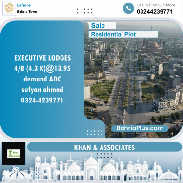 Residential Plot for Sale in Bahria Town, Lahore - (BP-124967)