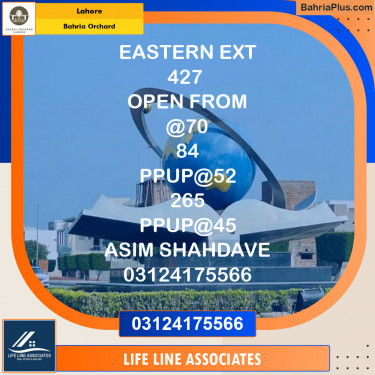 Residential Plot for Sale in Bahria Orchard, Lahore - (BP-124994)