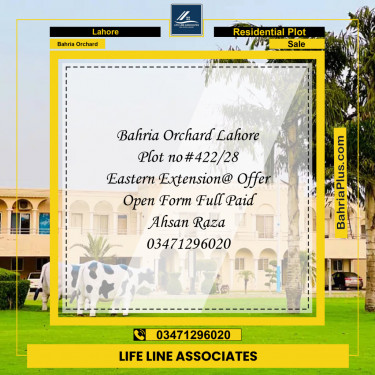Residential Plot for Sale in Bahria Orchard, Lahore - (BP-125009)