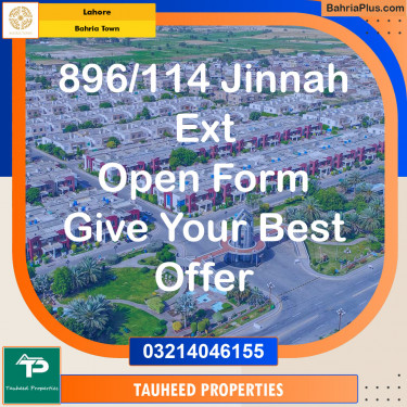 Residential Plot for Sale in Bahria Town, Lahore - (BP-125032)