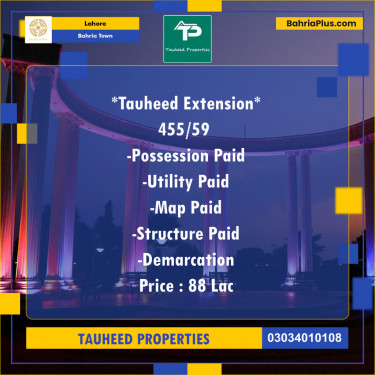 Residential Plot for Sale in Bahria Town, Lahore - (BP-125057)