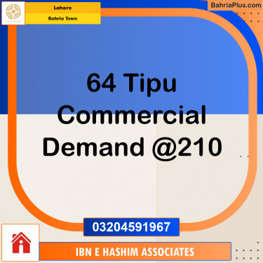 Commercial Plot for Sale in Bahria Town, Lahore - (BP-125281)