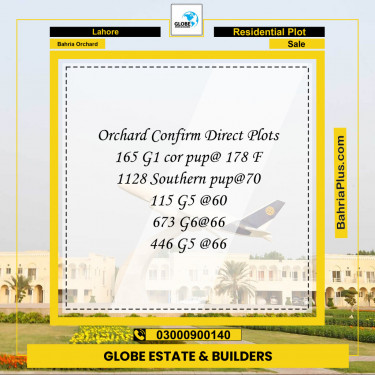Residential Plot for Sale in Bahria Orchard, Lahore - (BP-125318)