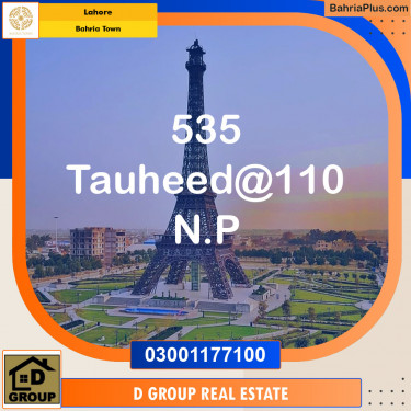 Residential Plot for Sale in Bahria Town, Lahore - (BP-125352)