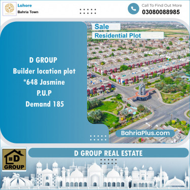 Residential Plot for Sale in Bahria Town, Lahore - (BP-125358)