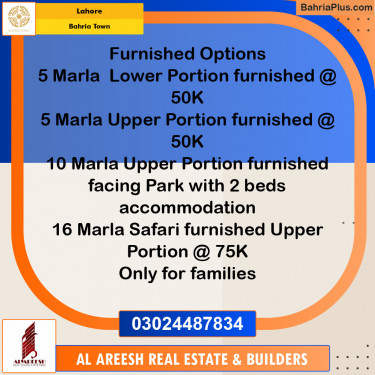Residential House for Rent in Bahria Town, Lahore - (BP-125385)