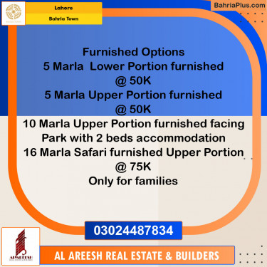 Residential House for Rent in Bahria Town, Lahore - (BP-125389)