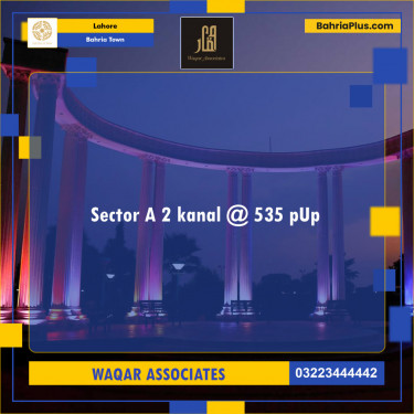 Residential Plot for Sale in Bahria Town, Lahore - (BP-125433)