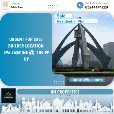 Residential Plot for Sale in Bahria Town, Lahore - (BP-125599)