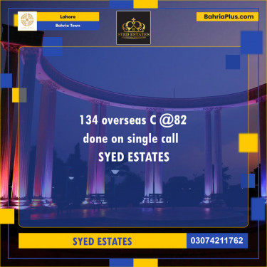 Residential Plot for Sale in Bahria Town, Lahore - (BP-125709)