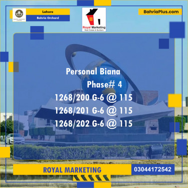 Residential Plot for Sale in Bahria Orchard, Lahore - (BP-125765)