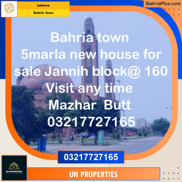 Residential Plot for Sale in Bahria Town, Lahore - (BP-125806)