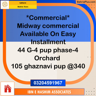 Commercial Plot for Sale in Bahria Town, Lahore - (BP-125881)