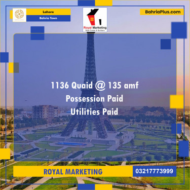 Residential Plot for Sale in Bahria Town, Lahore - (BP-125894)