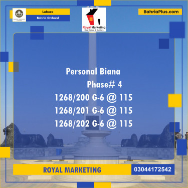 Residential Plot for Sale in Bahria Orchard, Lahore - (BP-126001)