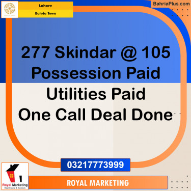 Residential Plot for Sale in Bahria Town, Lahore - (BP-126105)