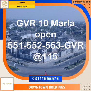 Residential Plot for Sale in Bahria Town, Lahore - (BP-126129)