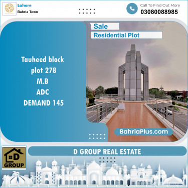 Residential Plot for Sale in Bahria Town, Lahore - (BP-126149)