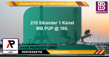 Residential Plot for Sale in Bahria Town, Lahore - (BP-126160)