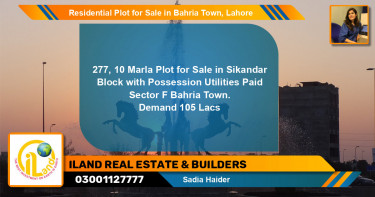 Residential Plot for Sale in Bahria Town, Lahore - (BP-126222)