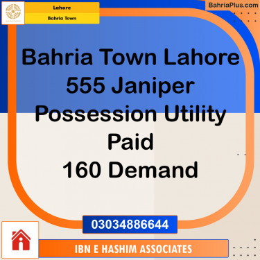 Residential Plot for Sale in Bahria Town, Lahore - (BP-126250)