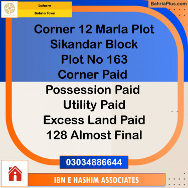 Residential Plot for Sale in Bahria Town, Lahore - (BP-126252)