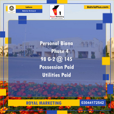 Residential Plot for Sale in Bahria Orchard, Lahore - (BP-126280)
