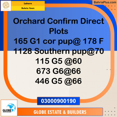 Residential Plot for Sale in Bahria Town, Lahore - (BP-126419)