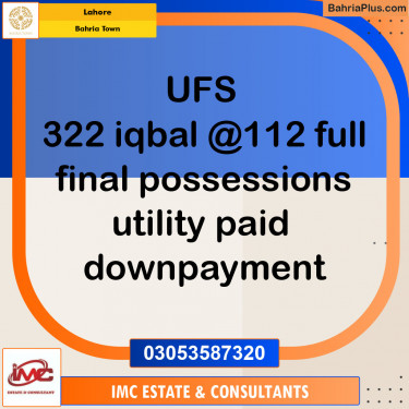 Residential Plot for Sale in Bahria Town, Lahore - (BP-126455)