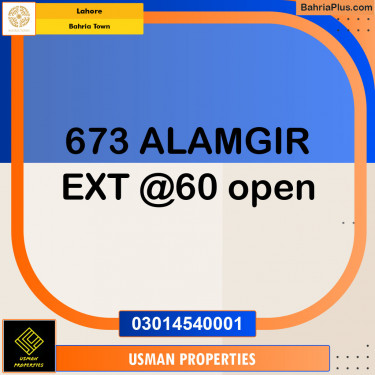 Residential Plot for Sale in Bahria Town, Lahore - (BP-126470)