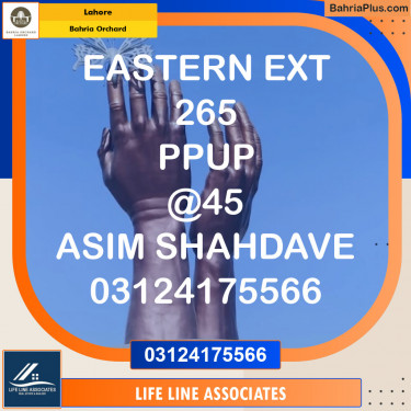 Residential Plot for Sale in Bahria Orchard, Lahore - (BP-126513)