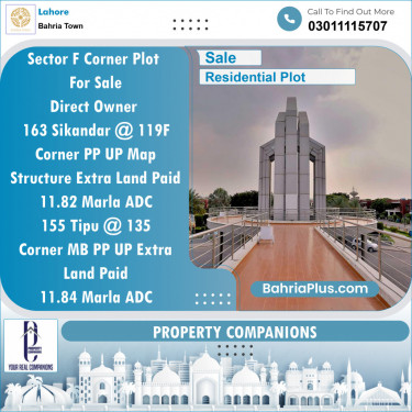 Residential Plot for Sale in Bahria Town, Lahore - (BP-126671)