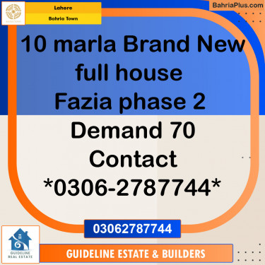 Residential House for Rent in Bahria Town, Lahore - (BP-126691)